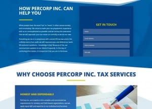 PerCorp Inc Tax Accounting