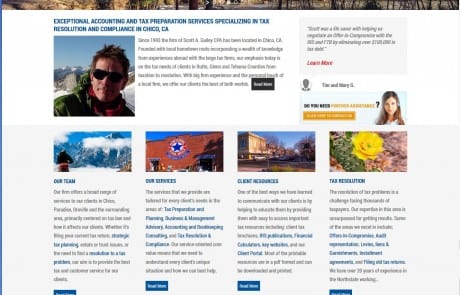 Accounting Firm website